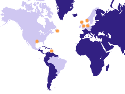 World wide map